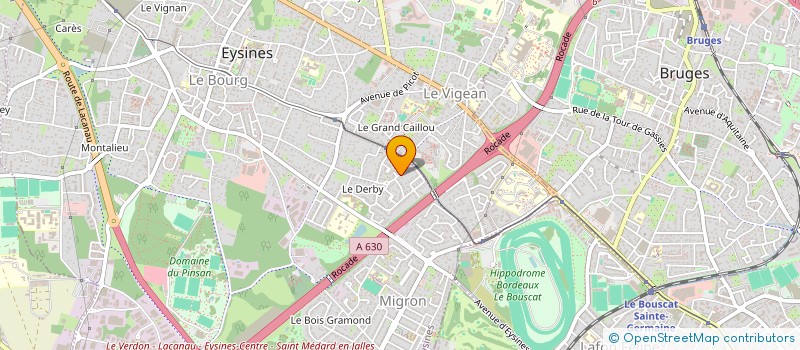 localisation de l'entreprise ASSOCIATION UNPOURCENT à EYSINES