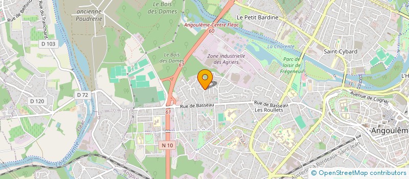 localisation de l'entreprise ASSOCIATION UP 2 DATE RACING à ANGOULEME
