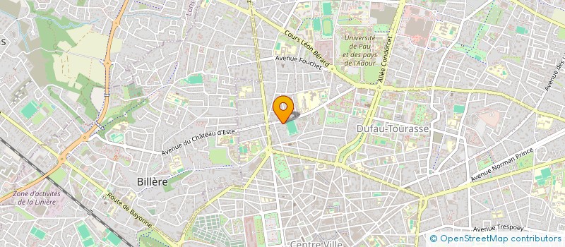 localisation de l'entreprise ASSOCIATION URAFC à PAU