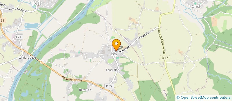 localisation de l'entreprise ASSOCIATION URBAN CHALLENGE 40  PEY