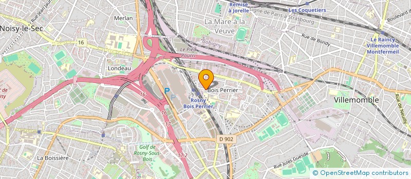 localisation de l'entreprise ASSOCIATION URBAN SOUL à ROSNY-SOUS-BOIS