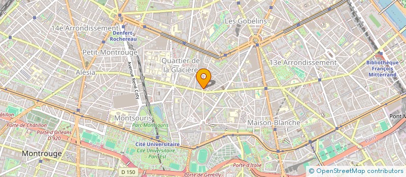 localisation de l'entreprise ASSOCIATION URGENCES ALGERIE  PARIS