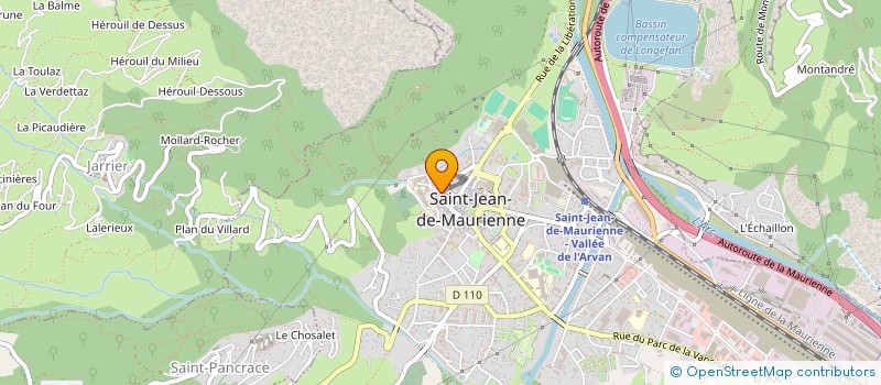 localisation de l'entreprise ASSOCIATION URGENCES MAURIENNE  SAINT-JEAN-DE-MAURIENNE