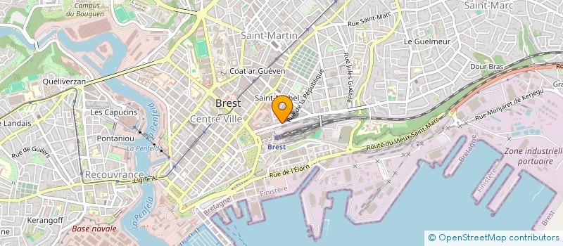 localisation de l'entreprise ASSOCIATION UROLOGIQUE URO 2000 à BREST