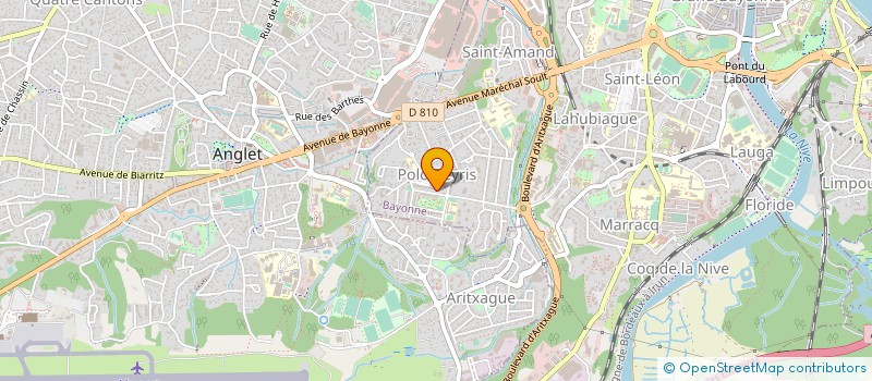 localisation de l'entreprise ASSOCIATION USAGERS CENTRE SOCIAL  BAYONNE