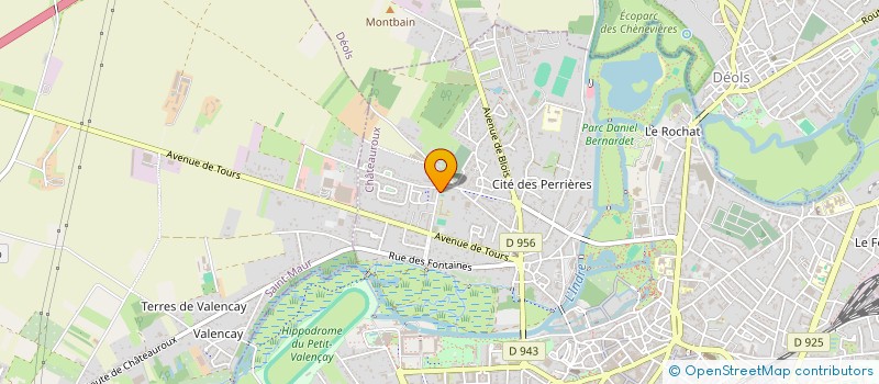 localisation de l'entreprise ASSOCIATION USEP D'ECOLE ARAGO CHATEAUROUX à CHATEAUROUX