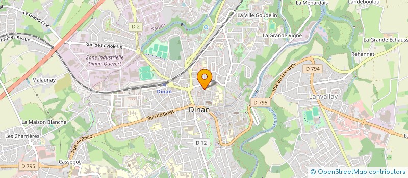 localisation de l'entreprise ASSOCIATION USEP DE L'ECOLE MATERNELLE DE LA GARAYE  DINAN