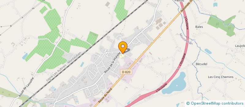 localisation de l'entreprise ASSOCIATION USEP DE L'ECOLE PUBLIQUE FONNEUVE MATERNELLE  MONTAUBAN