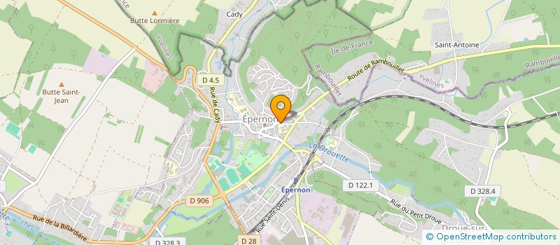 localisation de l'entreprise ASSOCIATION USEP DES SPORTIFS DE L4ECOLE LOUIS DROUET à EPERNON