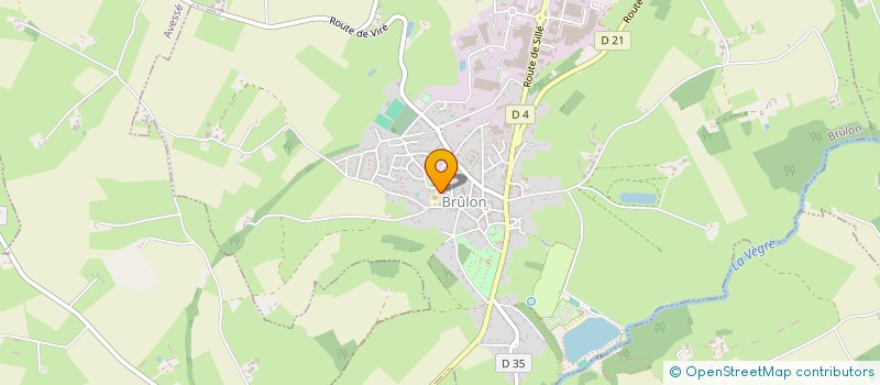 localisation de l'entreprise ASSOCIATION USEP ECOLE CLAUDE CHAPPE  BRULON