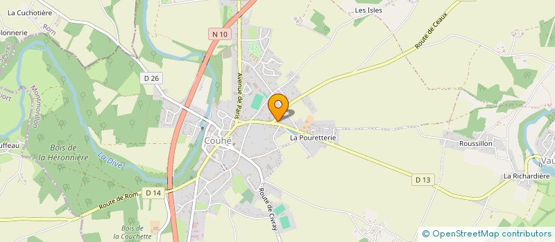 localisation de l'entreprise ASSOCIATION USEP ECOLE ELEMENTAIRE BONNET -LAFFONT  VALENCE-EN-POITOU