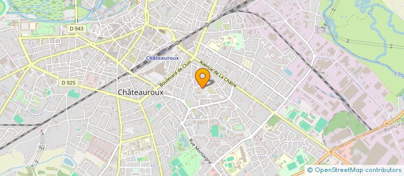 localisation de l'entreprise ASSOCIATION USEP ECOLE ELEMENTAIRE MICHELET CHATEAUROUX à CHATEAUROUX
