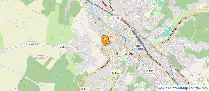 localisation de l'entreprise ASSOCIATION USEP ECOLE GILLES DE TREVES à BAR-LE-DUC