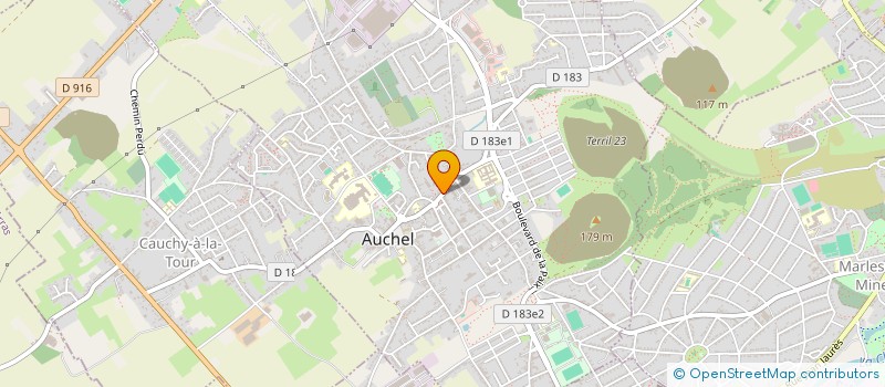 localisation de l'entreprise ASSOCIATION USEP ECOLE MICHELET AUCHEL  AUCHEL