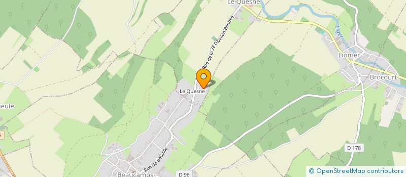 localisation de l'entreprise ASSOCIATION USEP EDMOND MARQUIS DE CAMON  INVAL-BOIRON