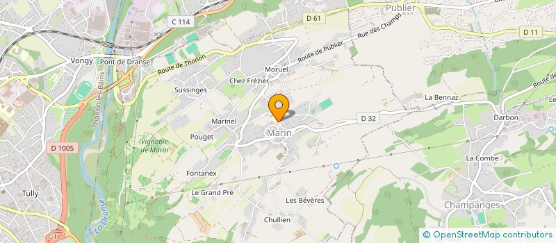 localisation de l'entreprise ASSOCIATION USEP LA MARINGONNE à MARIN