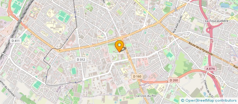 localisation de l'entreprise ASSOCIATION USEP LES GRANDES MAULEVRIES à ANGERS