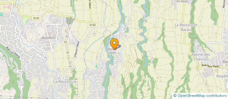 localisation de l'entreprise ASSOCIATION USEP TERRAIN ELISA  SAINTE-MARIE