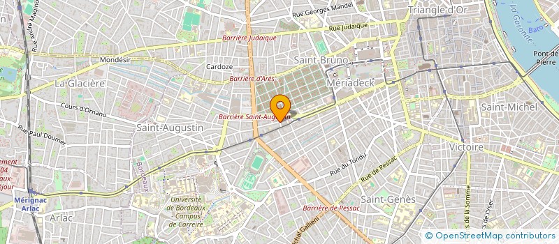 localisation de l'entreprise ASSOCIATION UTOPIA à BORDEAUX