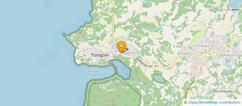 localisation de l'entreprise ASSOCIATION UZURI WA ZAMANI DE TSINGONI à TSINGONI