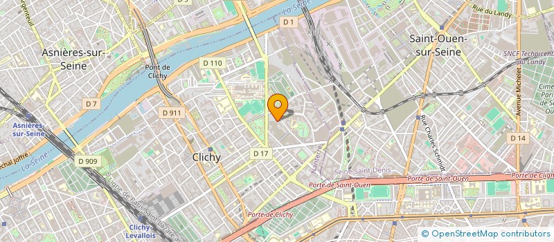 localisation de l'entreprise ASSOCIATION VACANCES POUR TOUS à CLICHY