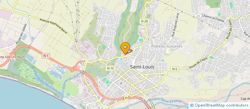 localisation de l'entreprise ASSOCIATION VACOAS à SAINT-LOUIS