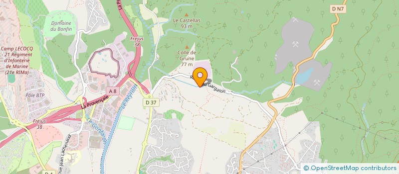 localisation de l'entreprise ASSOCIATION VAHINA à FREJUS