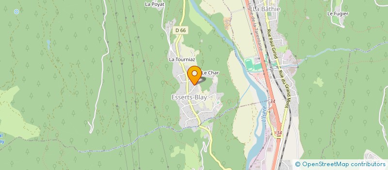 localisation de l'entreprise ASSOCIATION VAIRETTO NINO  ESSERTS BLAY