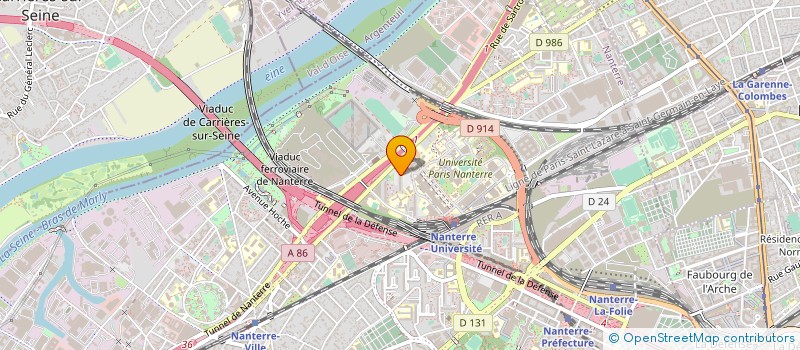 localisation de l'entreprise ASSOCIATION VAL- 92 RECUPERE ET RECYCLE  NANTERRE