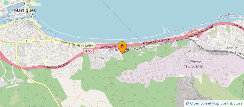 localisation de l'entreprise ASSOCIATION VAL DES PINS ET QUARTIERS ENVIRONNANTS à MARTIGUES