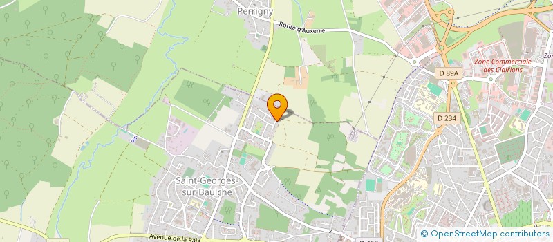 localisation de l'entreprise ASSOCIATION VAL'MUSIC  SAINT-GEORGES-SUR-BAULCHE