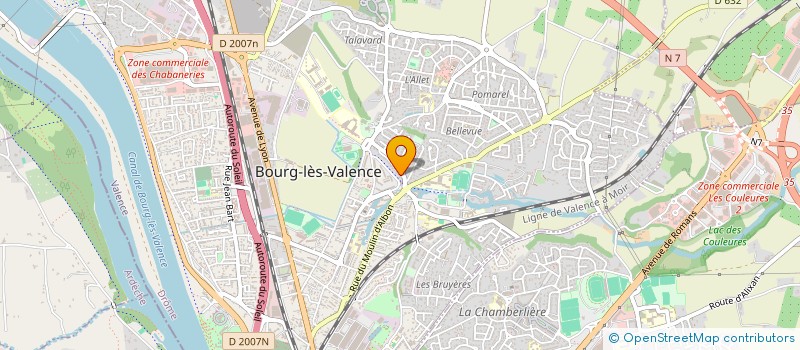 localisation de l'entreprise ASSOCIATION VALENCE ELEKTRONIK à CHATEAUNEUF-SUR-ISERE