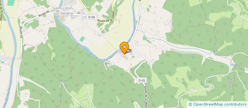 localisation de l'entreprise ASSOCIATION VALLONDES ROCHES  SERGEAC