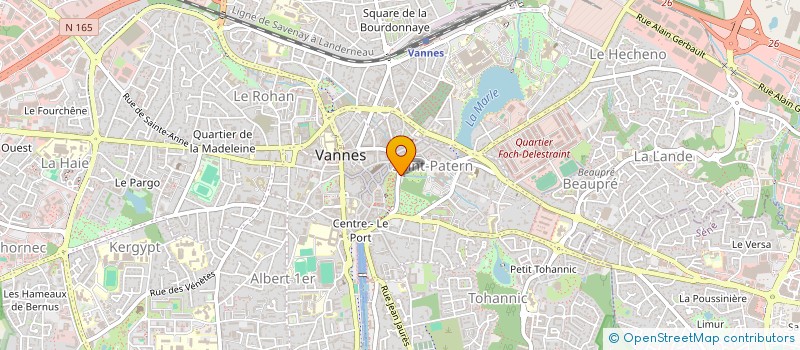 localisation de l'entreprise ASSOCIATION VANNES ACCUEILLE à VANNES