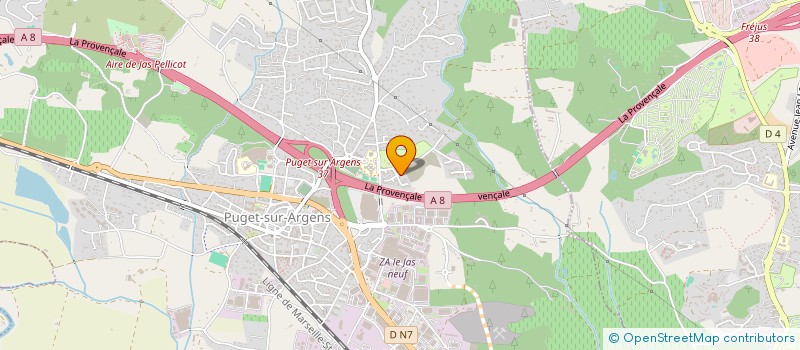 localisation de l'entreprise ASSOCIATION VAR ESTEREL PLONGEE (VEP)  PUGET-SUR-ARGENS