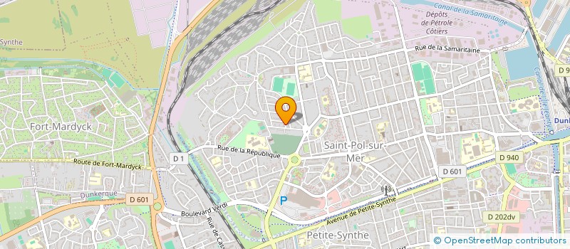 localisation de l'entreprise ASSOCIATION VARIATION à DUNKERQUE