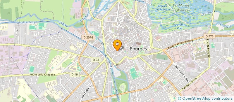 localisation de l'entreprise ASSOCIATION VASCULAIRE DU CHER  BOURGES