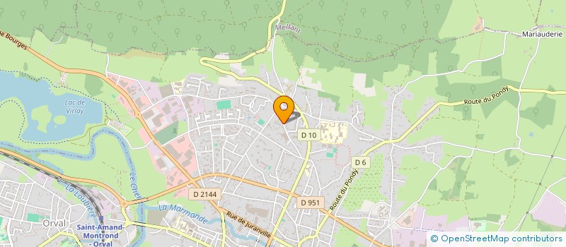 localisation de l'entreprise ASSOCIATION VATEL  SAINT-AMAND-MONTROND