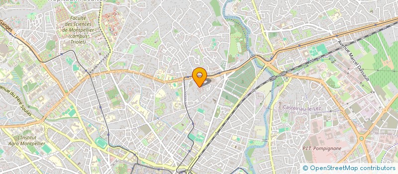 localisation de l'entreprise ASSOCIATION VEDAS FORMATION à MONTPELLIER