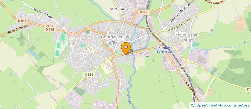 localisation de l'entreprise ASSOCIATION VEENEM-NOOMA à GOURNAY-EN-BRAY