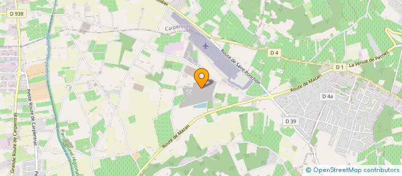 localisation de l'entreprise ASSOCIATION VELIVOLE DE CARPENTRAS  PERNES LES FONTAINES