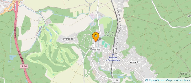 localisation de l'entreprise ASSOCIATION VELO RAPIDO à PRESLES