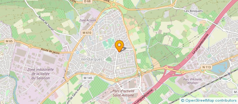 localisation de l'entreprise ASSOCIATION VENDARGUOISE DE SOPHROLOGIE - AVENS à VENDARGUES