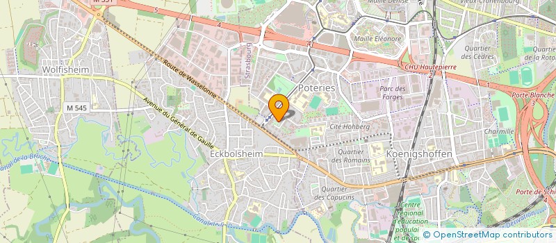 localisation de l'entreprise ASSOCIATION VENDREDI TREIZE à STRASBOURG