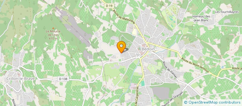 localisation de l'entreprise ASSOCIATION VENTOUX MUSIQUE  BEDOIN