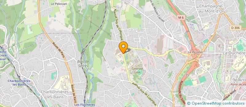 localisation de l'entreprise ASSOCIATION VERBAT' EM  ECULLY