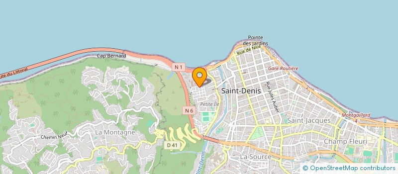 localisation de l'entreprise ASSOCIATION VERDUN à SAINT-DENIS