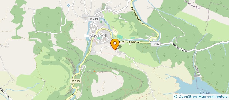 localisation de l'entreprise ASSOCIATION ''VERGERS DE SESAME'' à LE MAS-D'AZIL