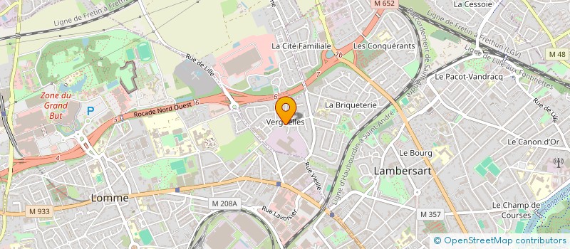 localisation de l'entreprise ASSOCIATION VERGHELLES à LAMBERSART