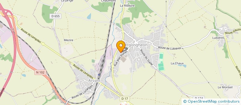 localisation de l'entreprise ASSOCIATION VERGONGHEON ARVANT à VERGONGHEON